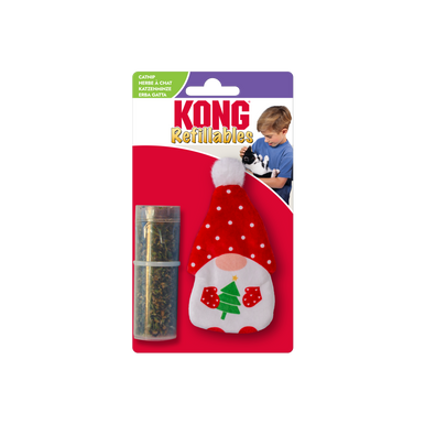 Kong Holiday Cat Toy Refillables Gnome