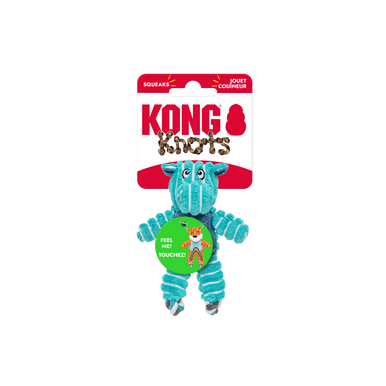 Kong Floppy Knots Hippo Dog Toy XSmall