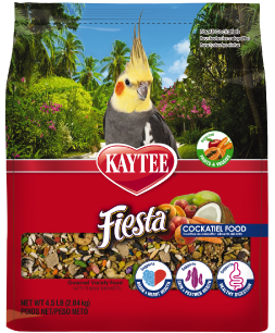 Kaytee Foods Fiesta Cockatiel Bird Food 4.lb
