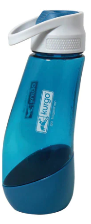 Kurgo Gourd H2O Bottle & Bowl Grass Coastal Blue by Pet Food Warehouse