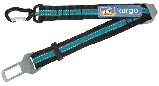 Direct to Seatbelt Swivel Tether Black/Blue by Pet Food Warehouse