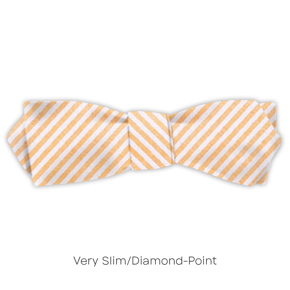 Orange Seersucker - bow ties