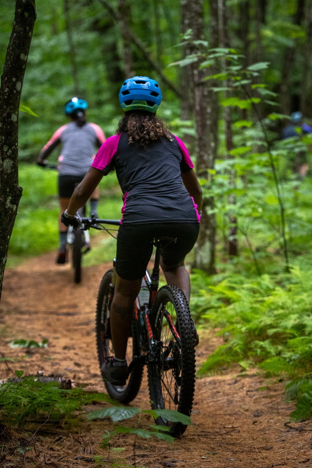 Cady-V Bike Jersey - Black / Rosemary by Kaden Apparel