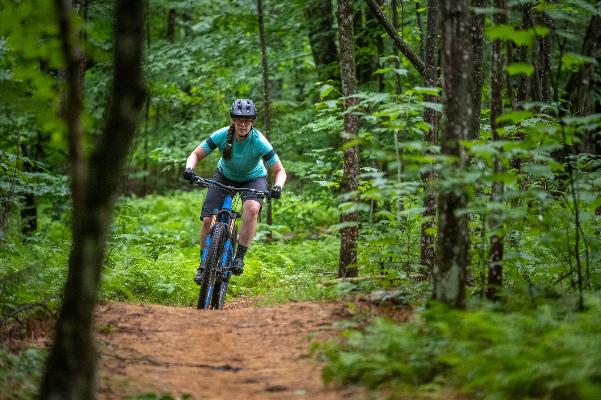 Florence Bike Jersey - Teal / Midnight Blue by Kaden Apparel