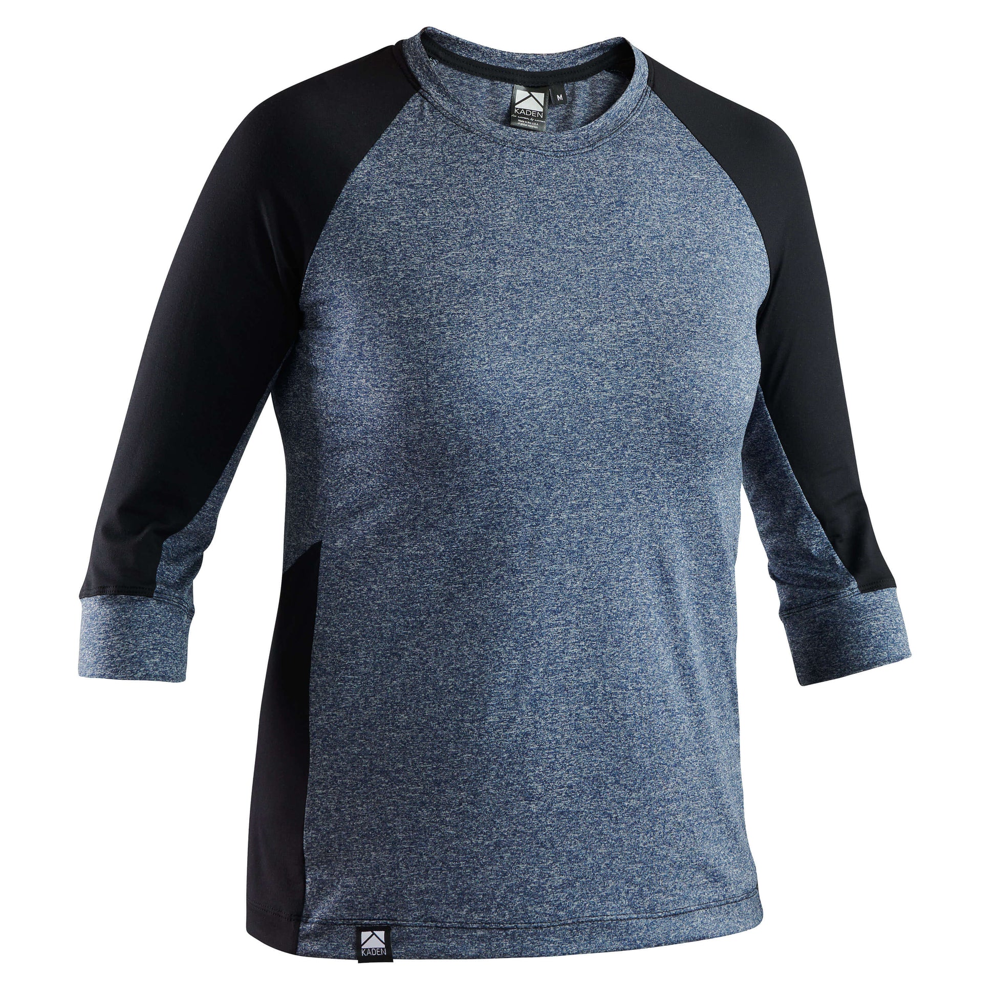 Gryla 3/4 Sleeve Jersey - Dark Blue/Black by Kaden Apparel