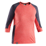Gryla 3/4 Sleeve Jersey - Dark Persimmon/Plum by Kaden Apparel