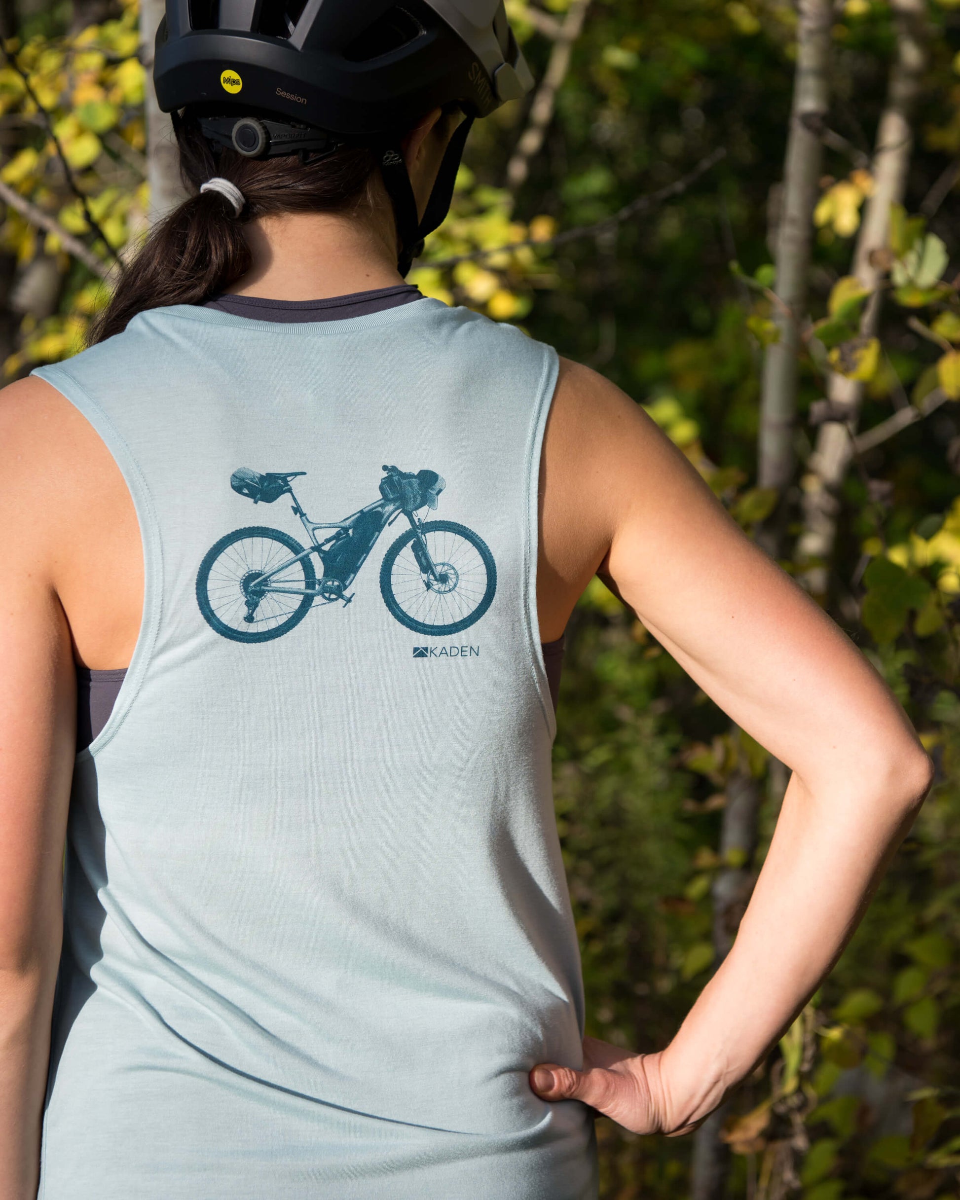 Muscle Tank Top - Dusty Blue by Kaden Apparel