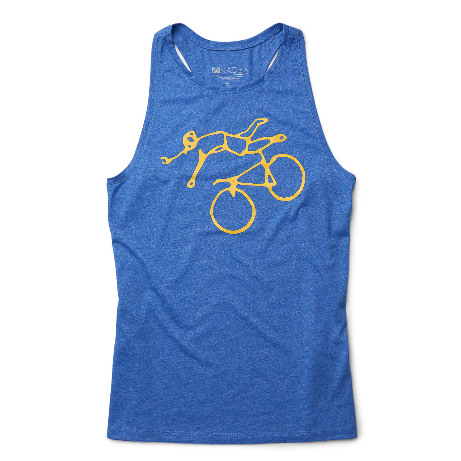 Racerback Tank Top - OTB - Blue by Kaden Apparel