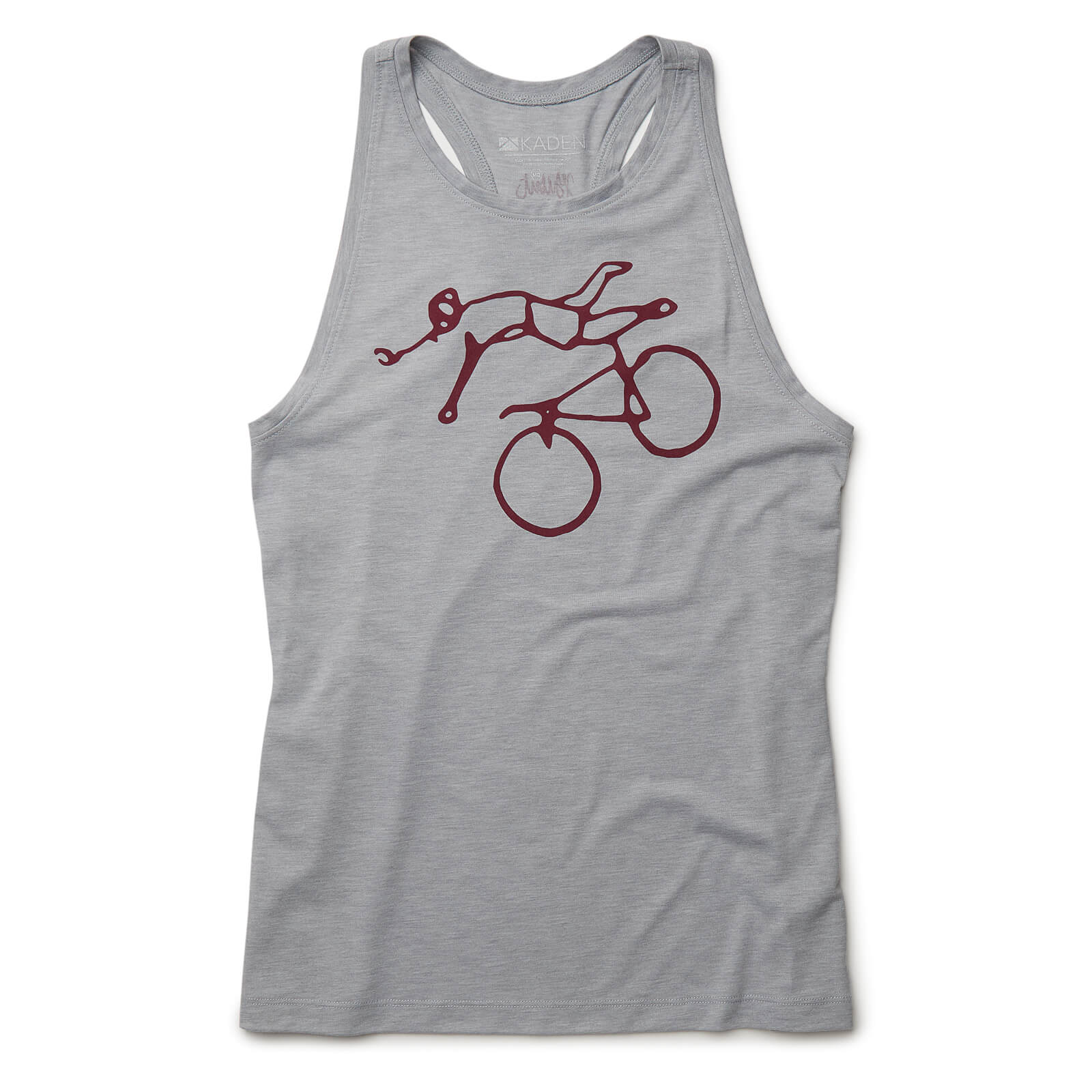Racerback Tank Top - OTB - Grey by Kaden Apparel