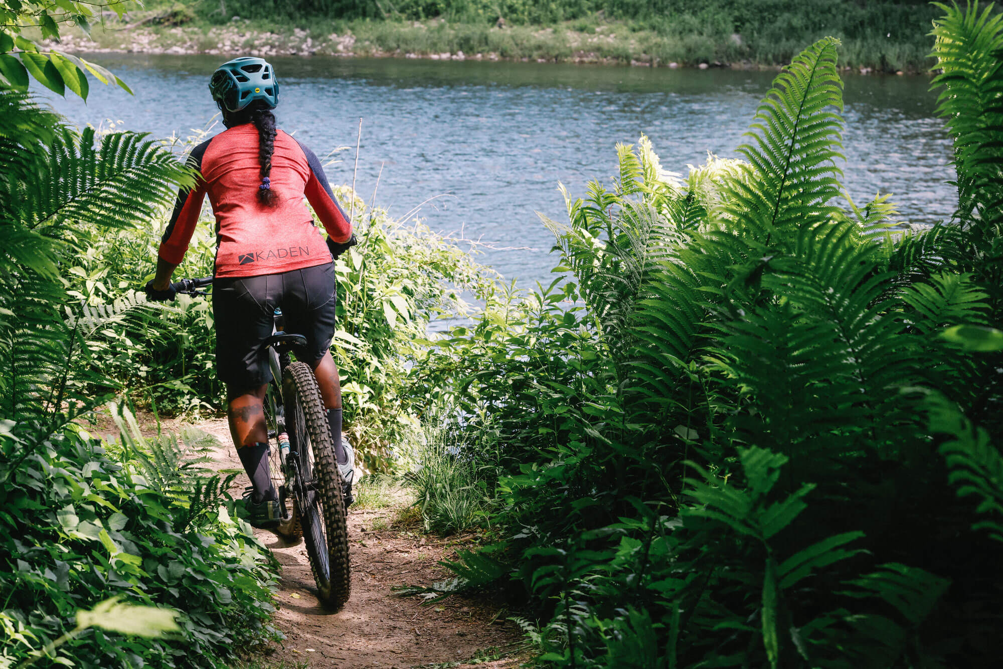 Gryla 3/4 Sleeve Jersey - Dark Persimmon/Plum by Kaden Apparel