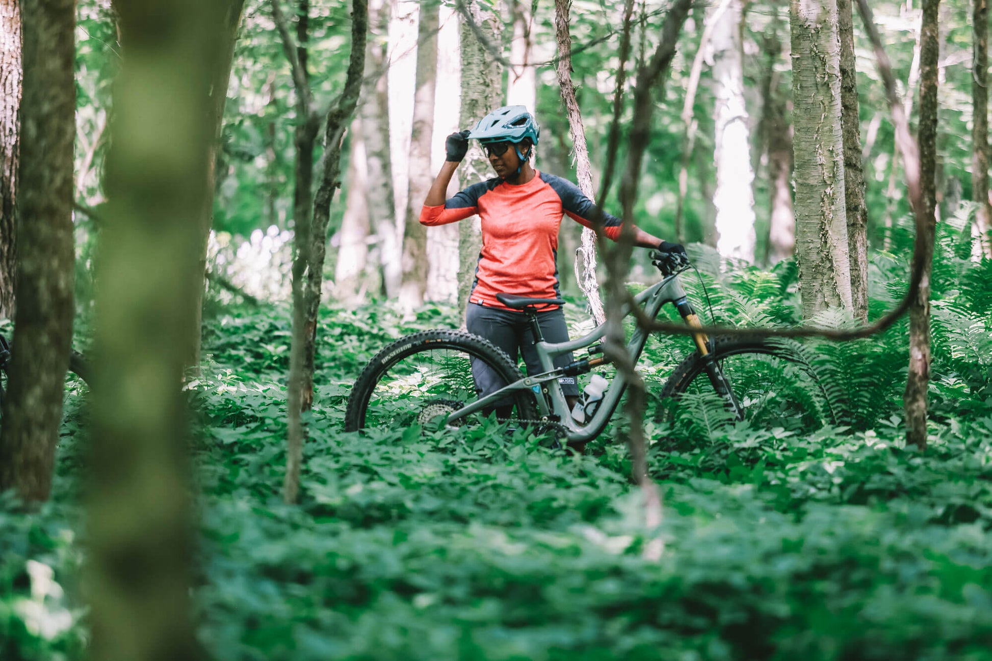 Gryla 3/4 Sleeve Jersey - Dark Persimmon/Plum by Kaden Apparel