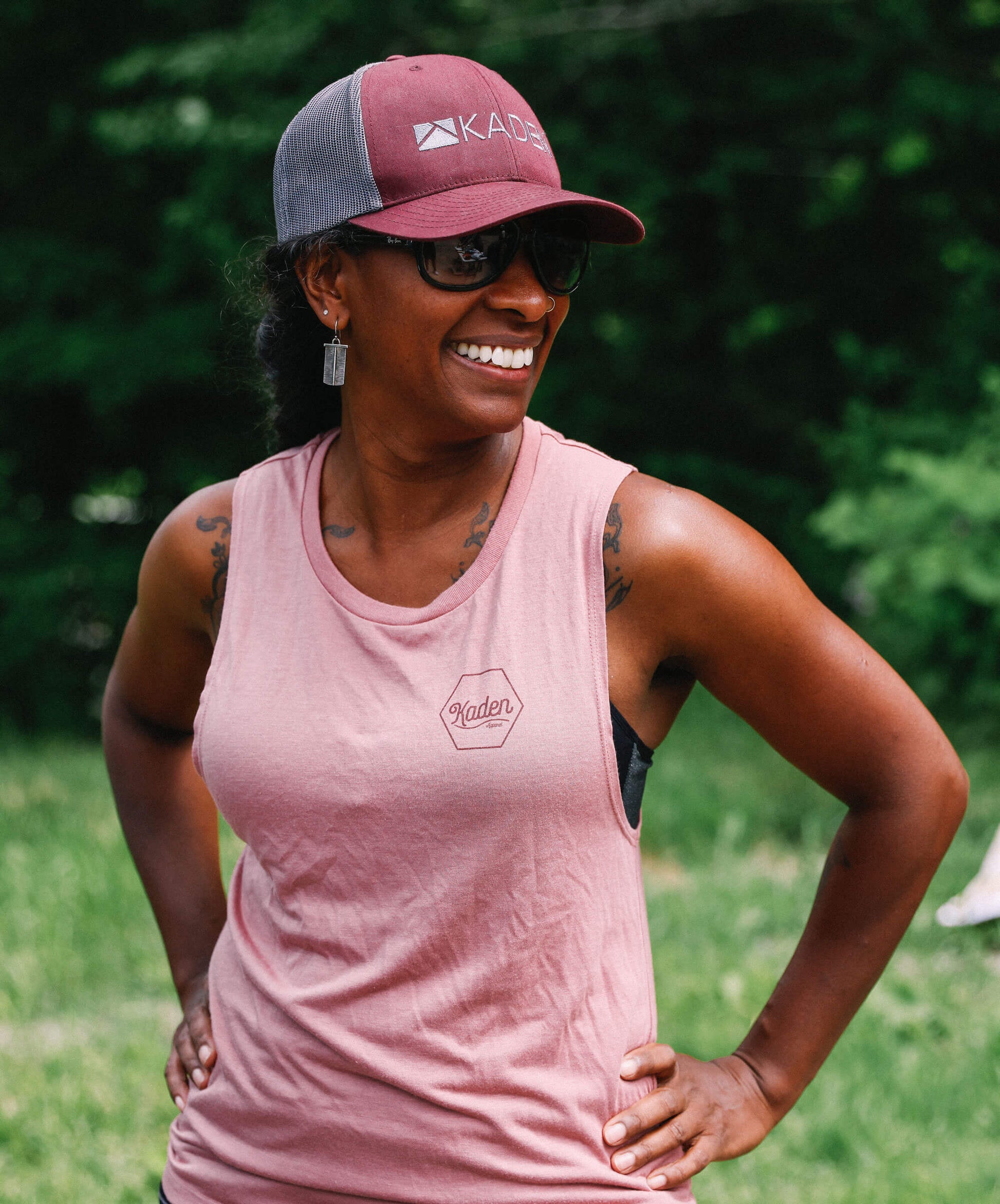 Trucker Hat - Burgundy by Kaden Apparel