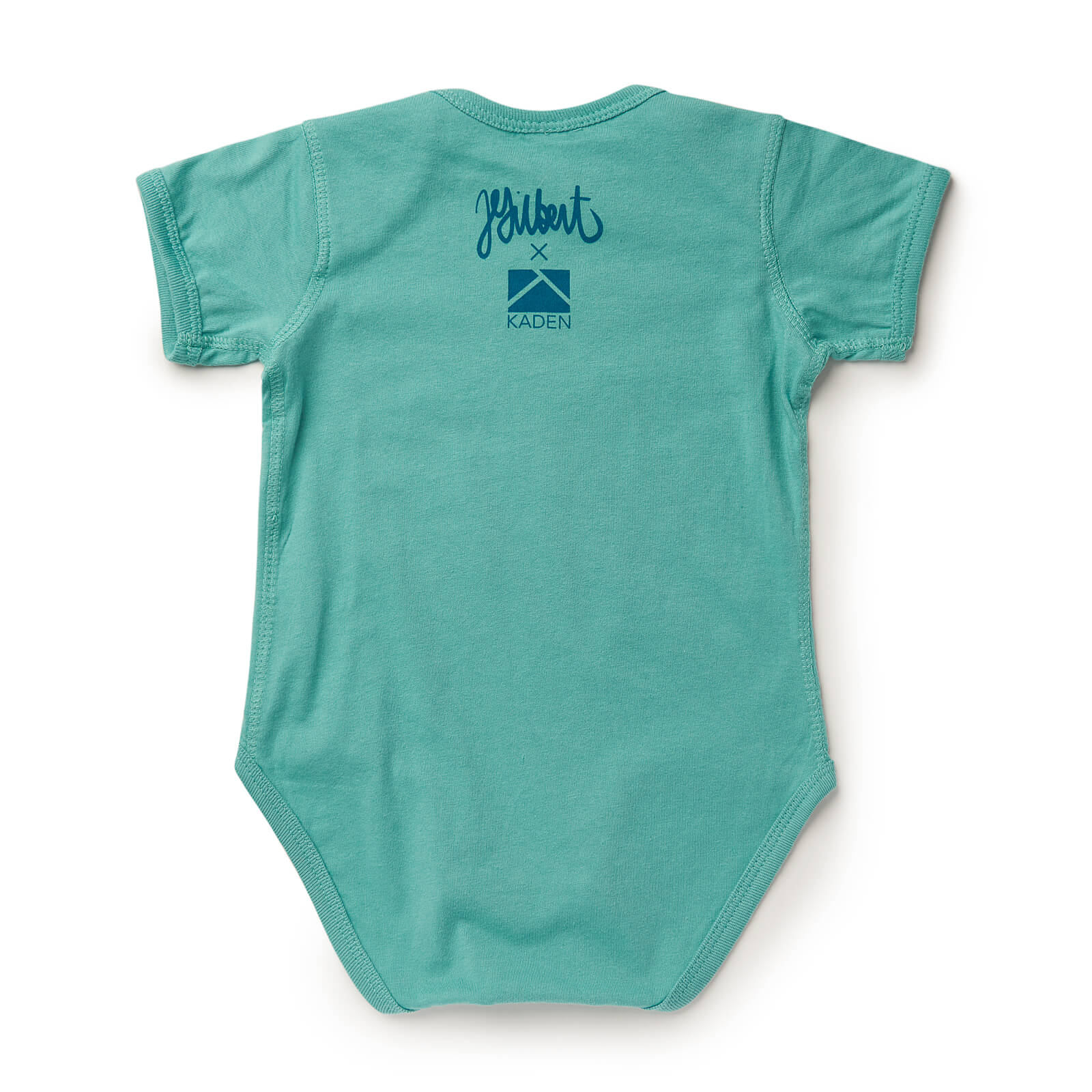 Tricycle Baby Onesie - Teal by Kaden Apparel