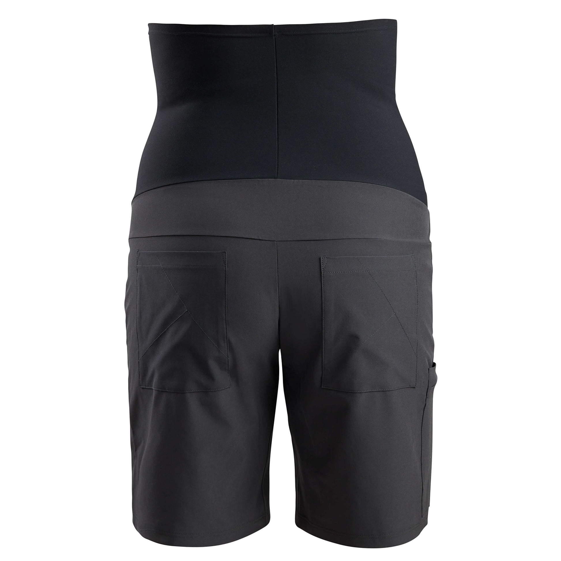 Kokopelli Maternity Mountain Bike/Hike Shorts - Charcoal by Kaden Apparel
