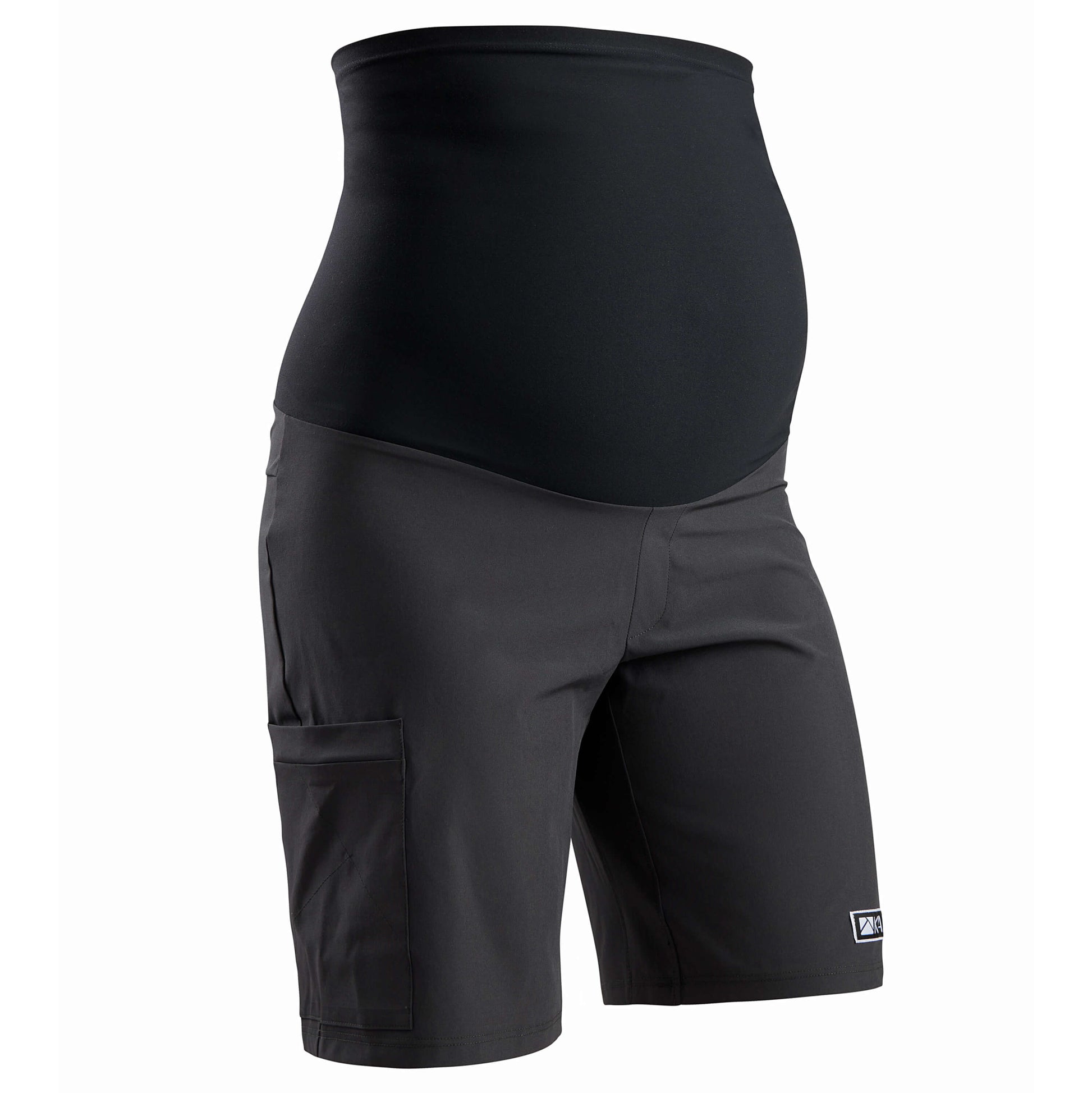 Kokopelli Maternity Mountain Bike/Hike Shorts - Charcoal by Kaden Apparel