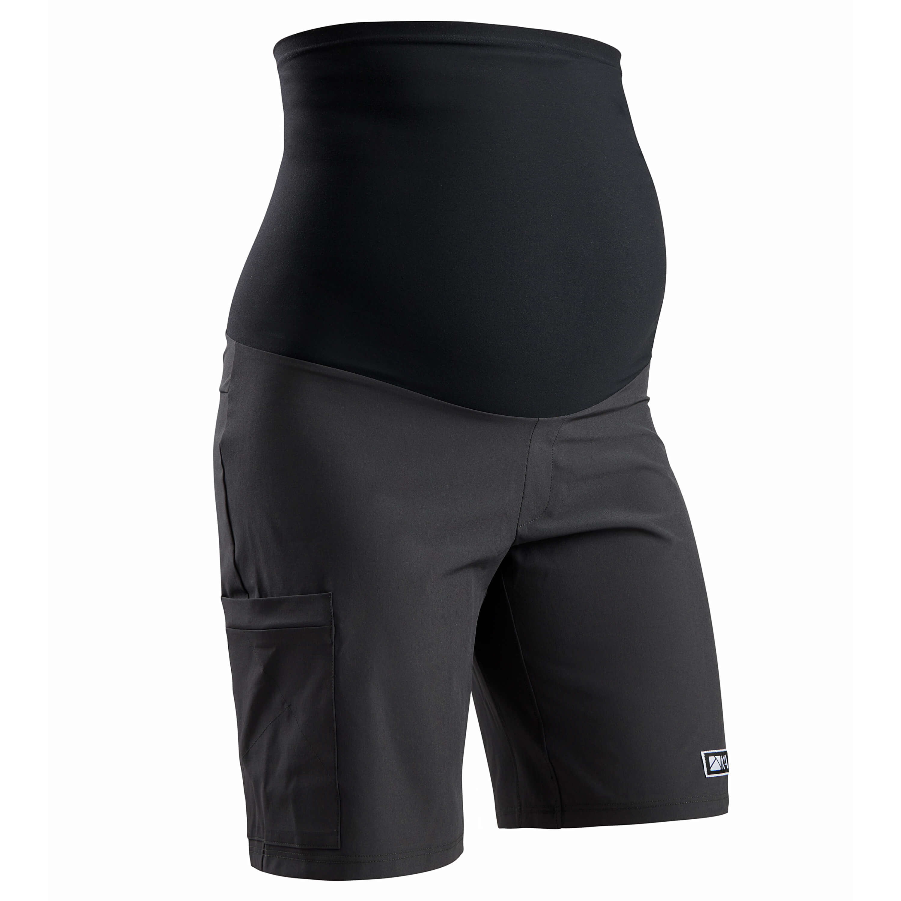 Kokopelli Maternity Mountain Bike/Hike Shorts - Charcoal by Kaden Apparel