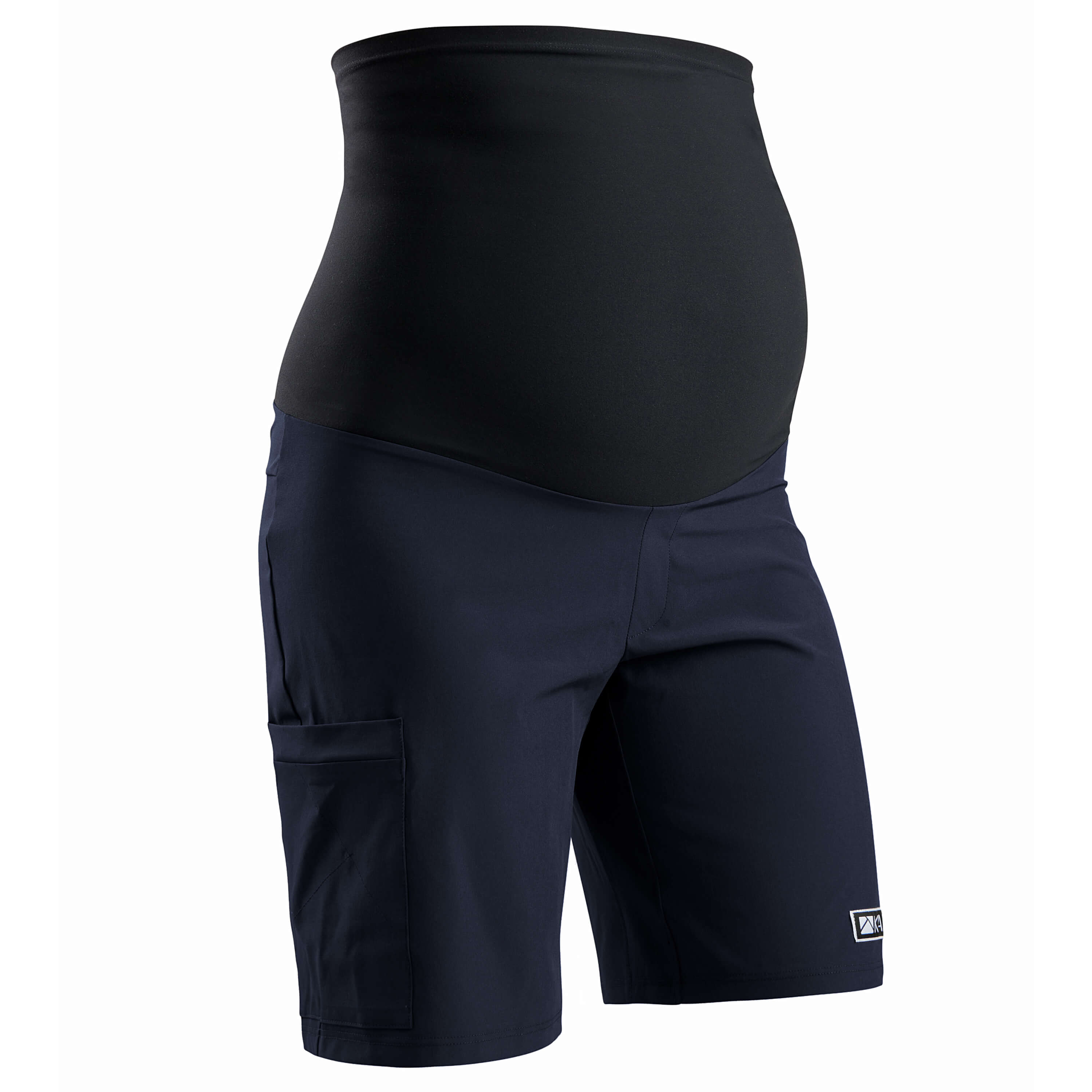 Kokopelli Maternity Mountain Bike/Hike Shorts - Navy by Kaden Apparel