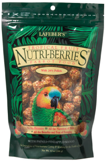 Lafeber's 10oz. Trop Fruit Nut-Ber Parrot Bird Food by Pet Food Warehouse