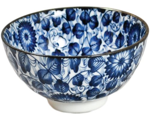 Rice Bowl Flower Vine 4.25" by Homeportonline