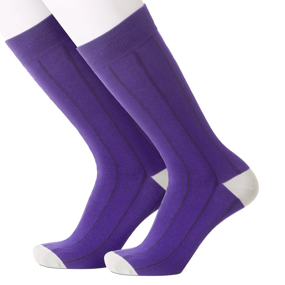 Larkin Pinstripe Socks