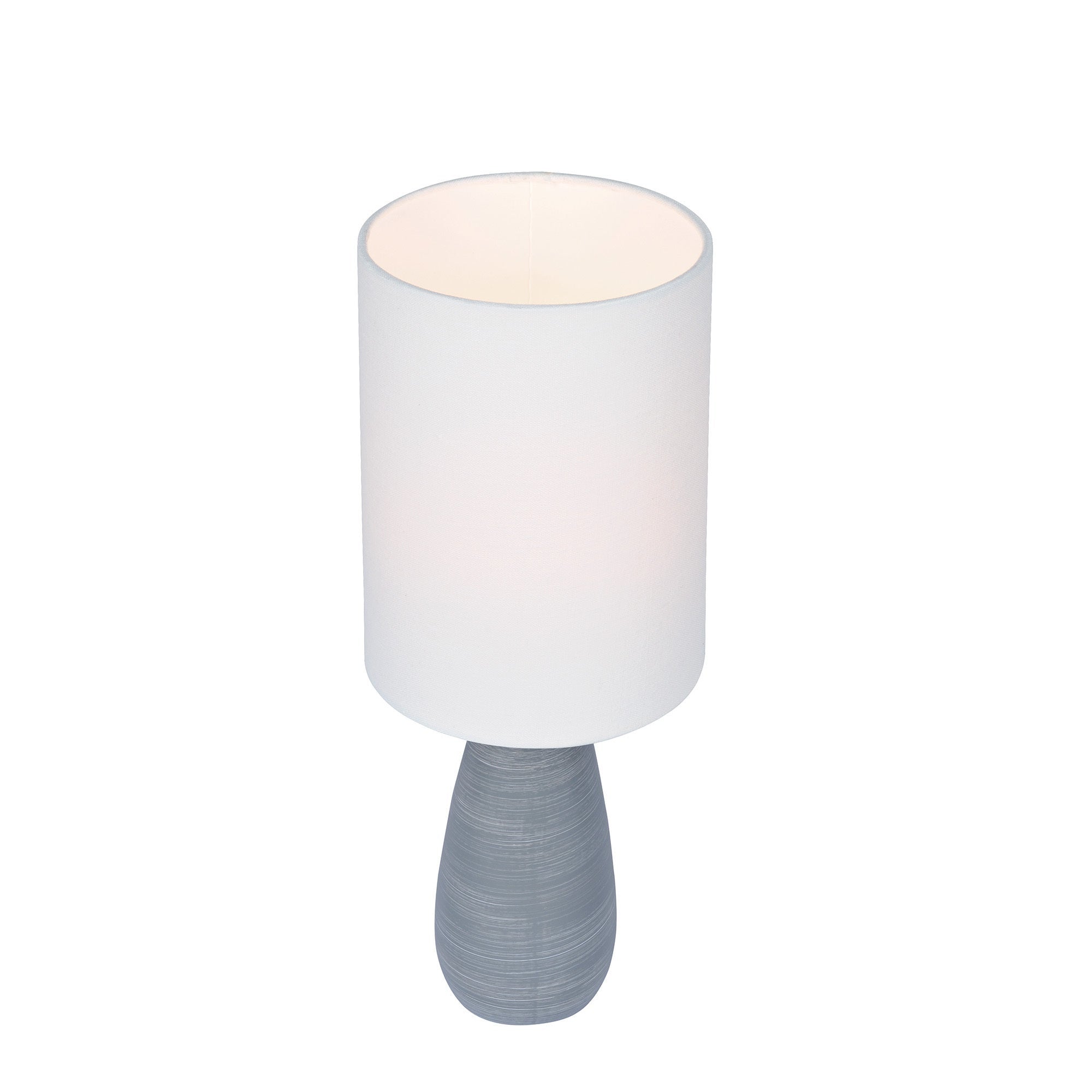 Quatro Mini Grey With White Shade by Homeportonline