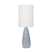 Quatro Mini Grey With White Shade by Homeportonline
