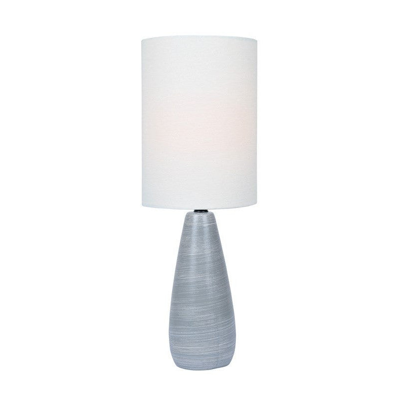 Quatro Mini Grey With White Shade by Homeportonline