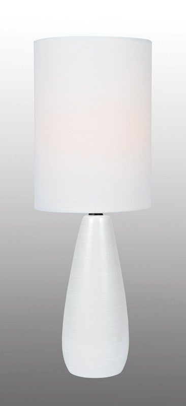 Quatro Mini White With White Shade by Homeportonline