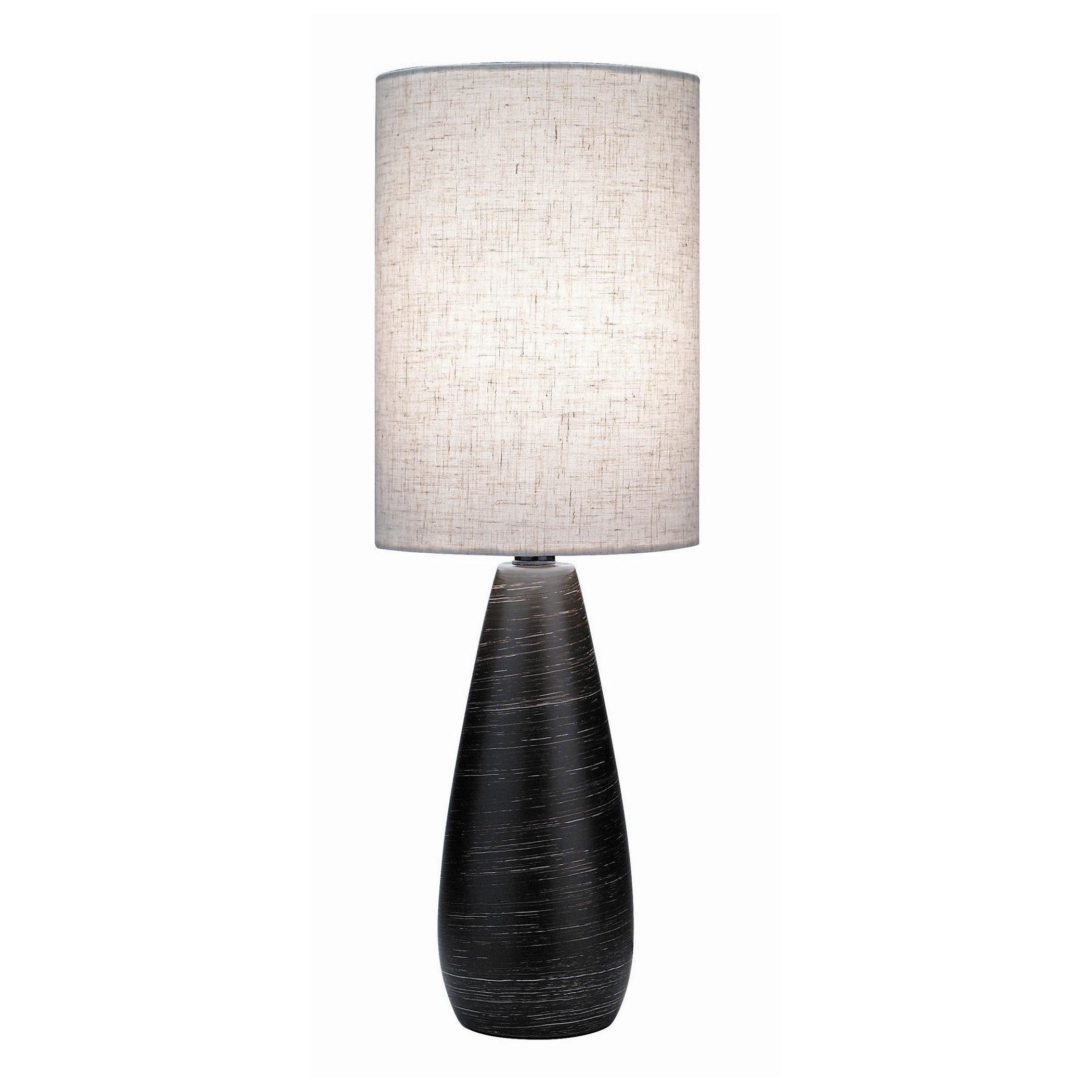 Quatro Mini - 17.5 In Table Lamp Brushed Dark Bronze by Homeportonline