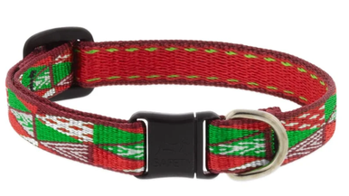 Lupine Safety Cat Collar Christmas Trees 1/2" 8-12