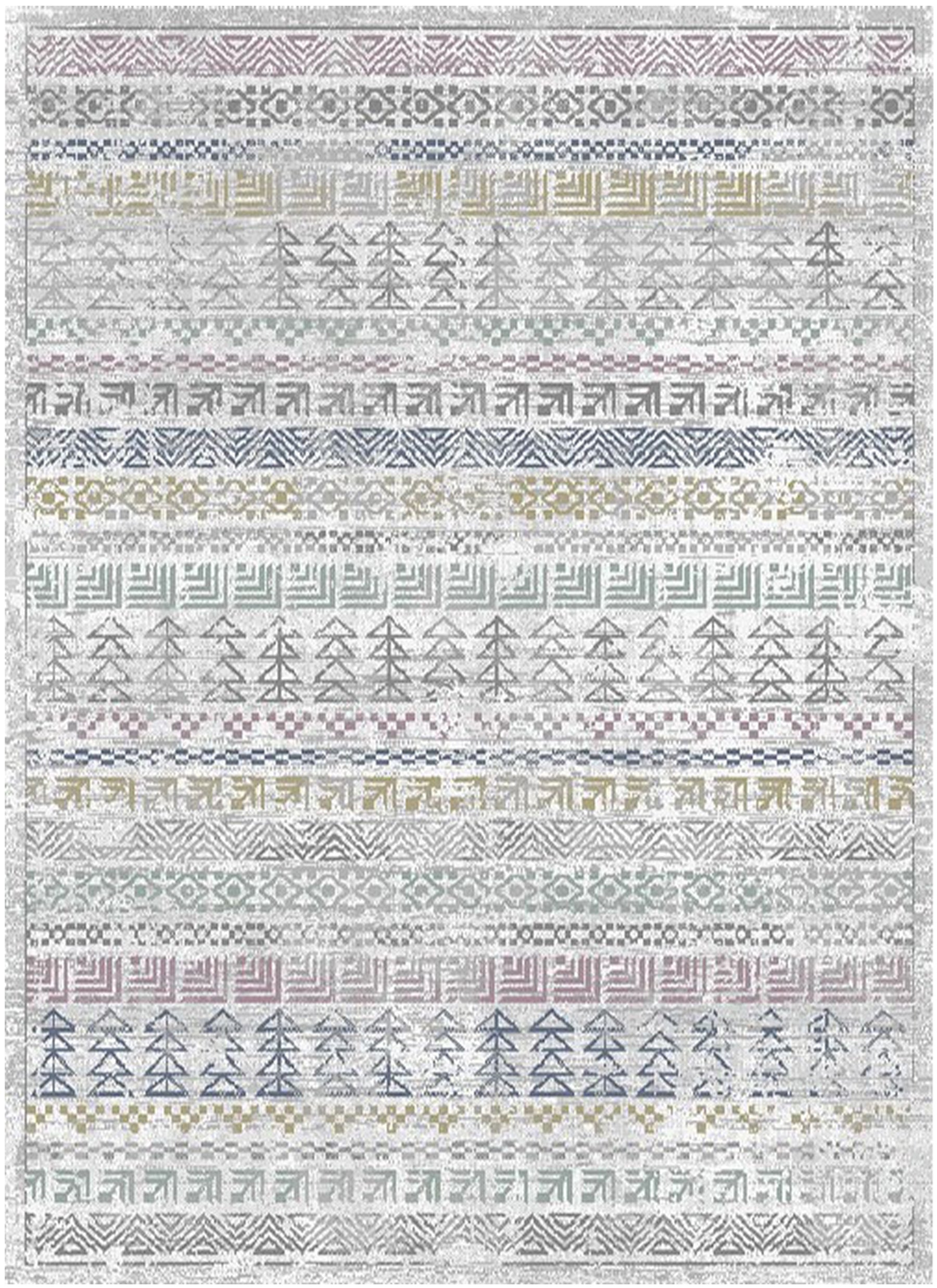 Lavinia Tribal Rug Multi Colored 5'3" x 7'10" by Homeportonline