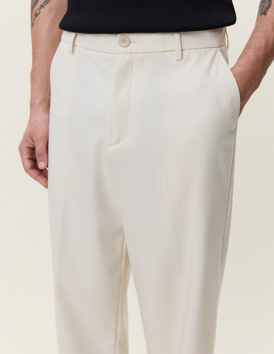 Les Deux Brushed Twill Tailored Pants