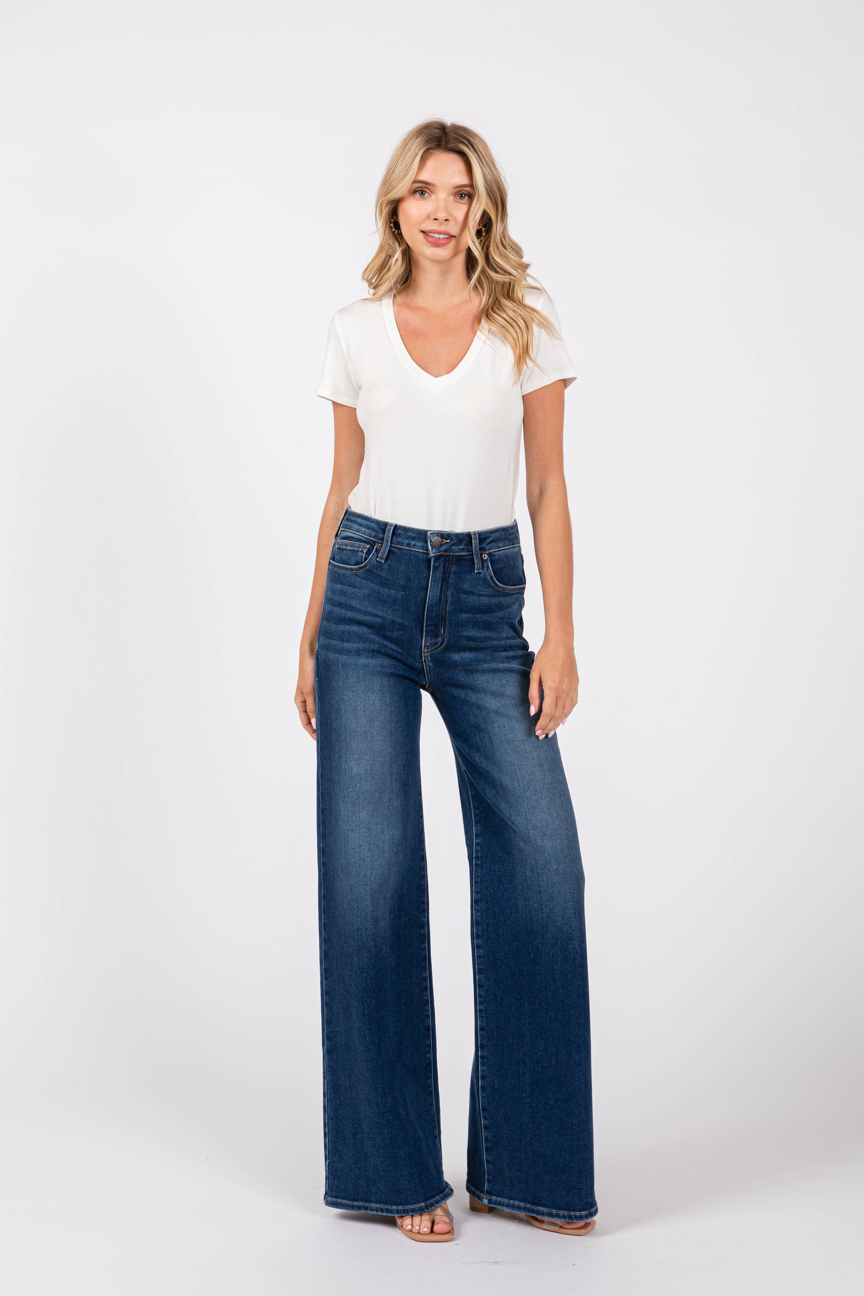 Letter to Juliet Pipa High Rise Superwide Jeans by Dear Lucy