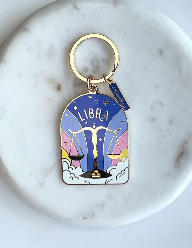 Idlewild Co. Zodiac Keychain