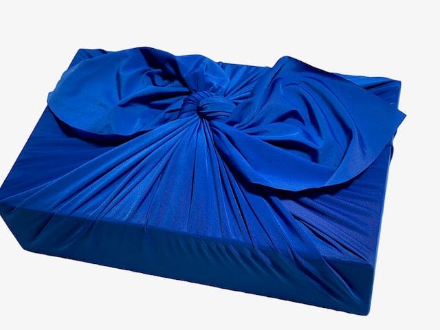 Extra Large Reusable Cloth Furoshiki Gift Wrap | Deep Blue by Shiki Wrap