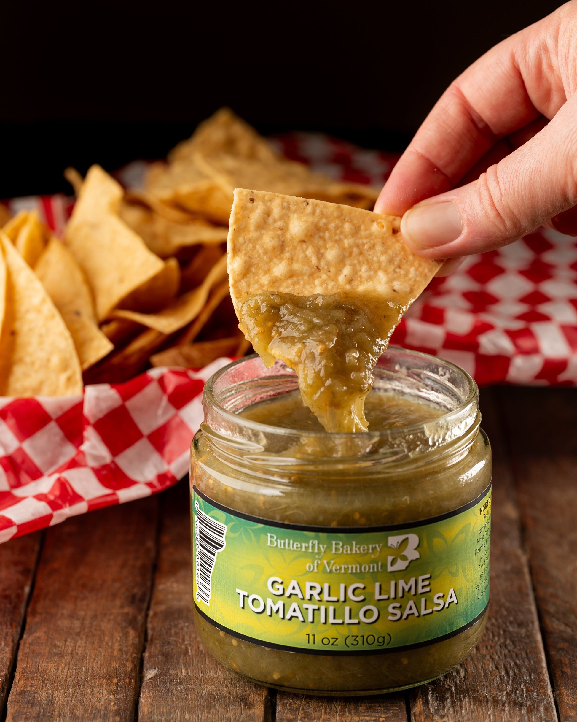 Garlic Lime Tomatillo Salsa by Butterfly Bakery of Vermont