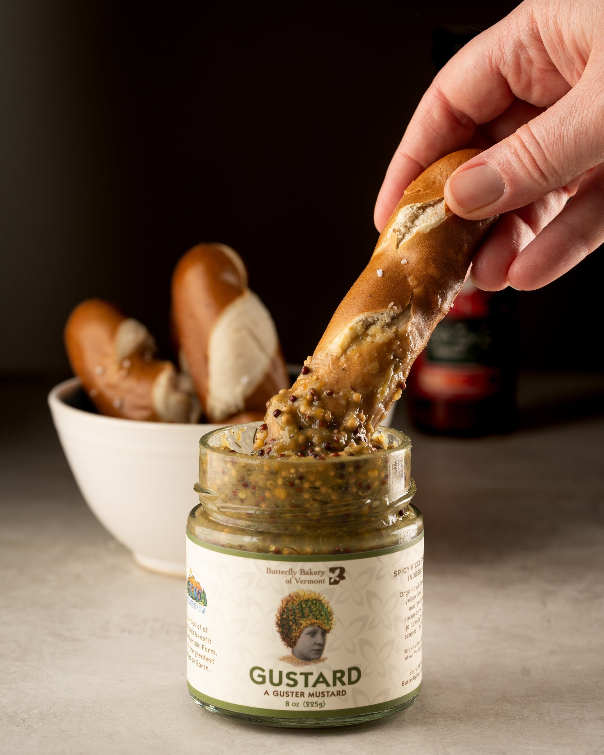 Gustard - A Guster Mustard by Butterfly Bakery of Vermont