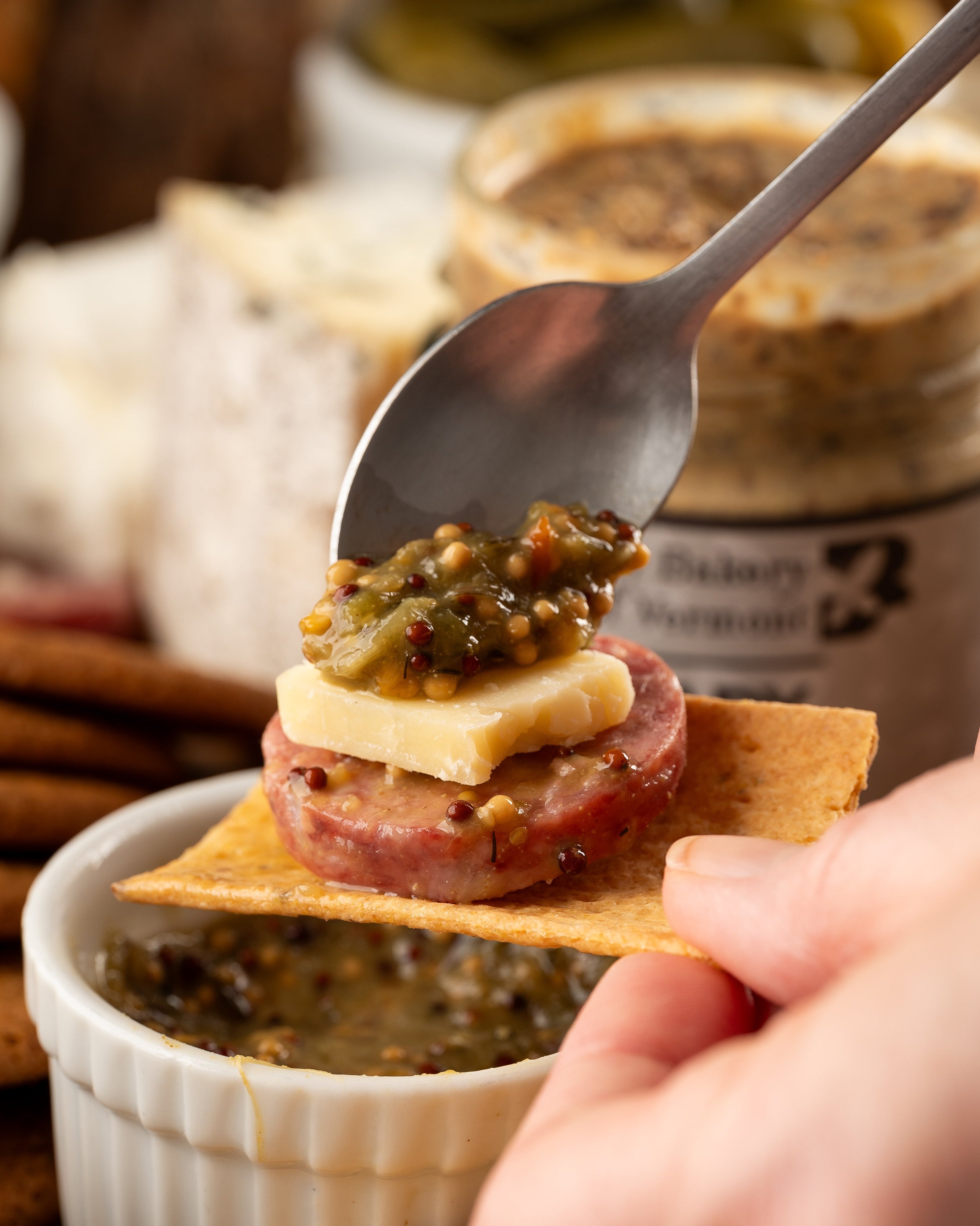 Hard Cider Smoked Onion Mustard by Butterfly Bakery of Vermont