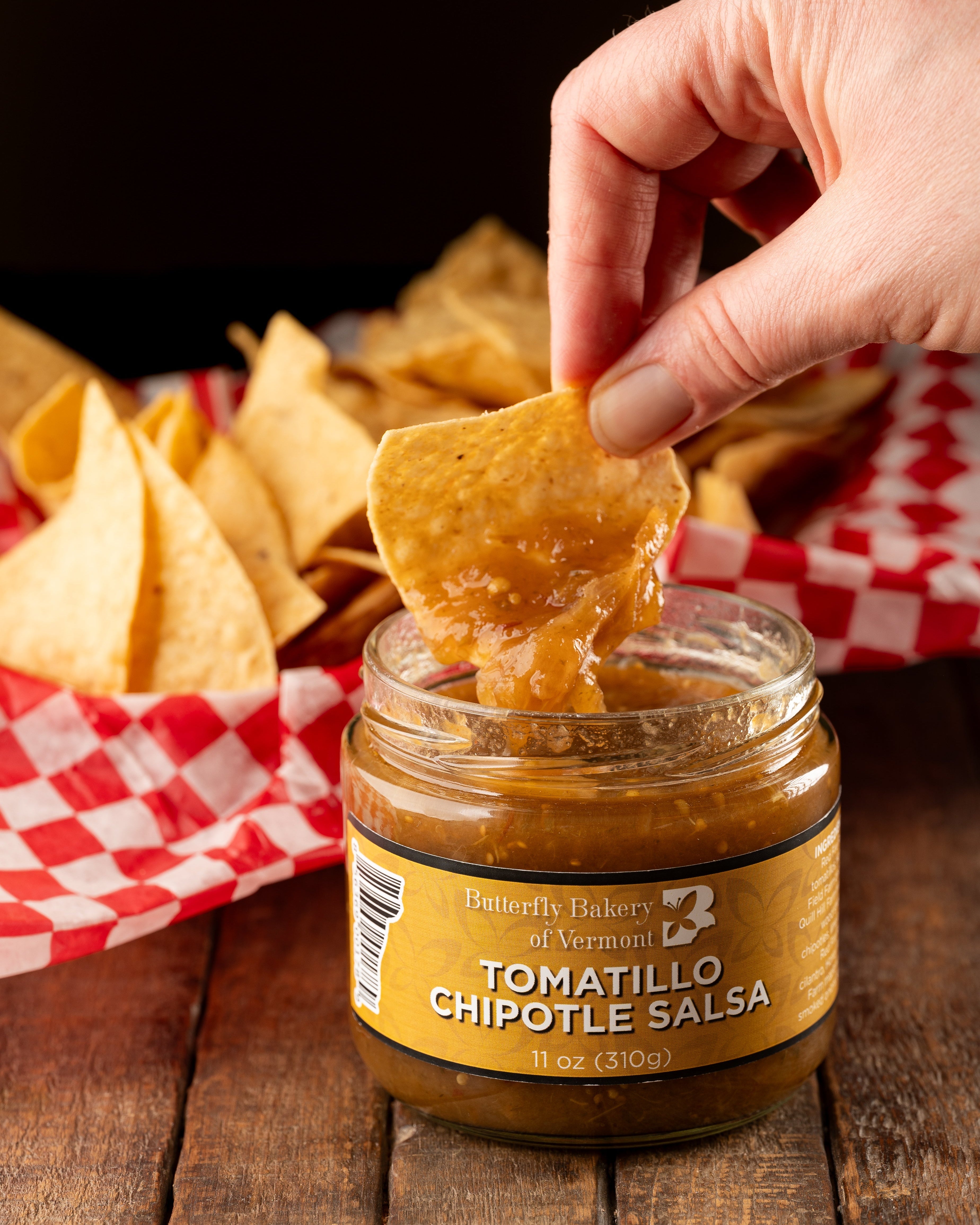 Tomatillo Chipotle Salsa by Butterfly Bakery of Vermont
