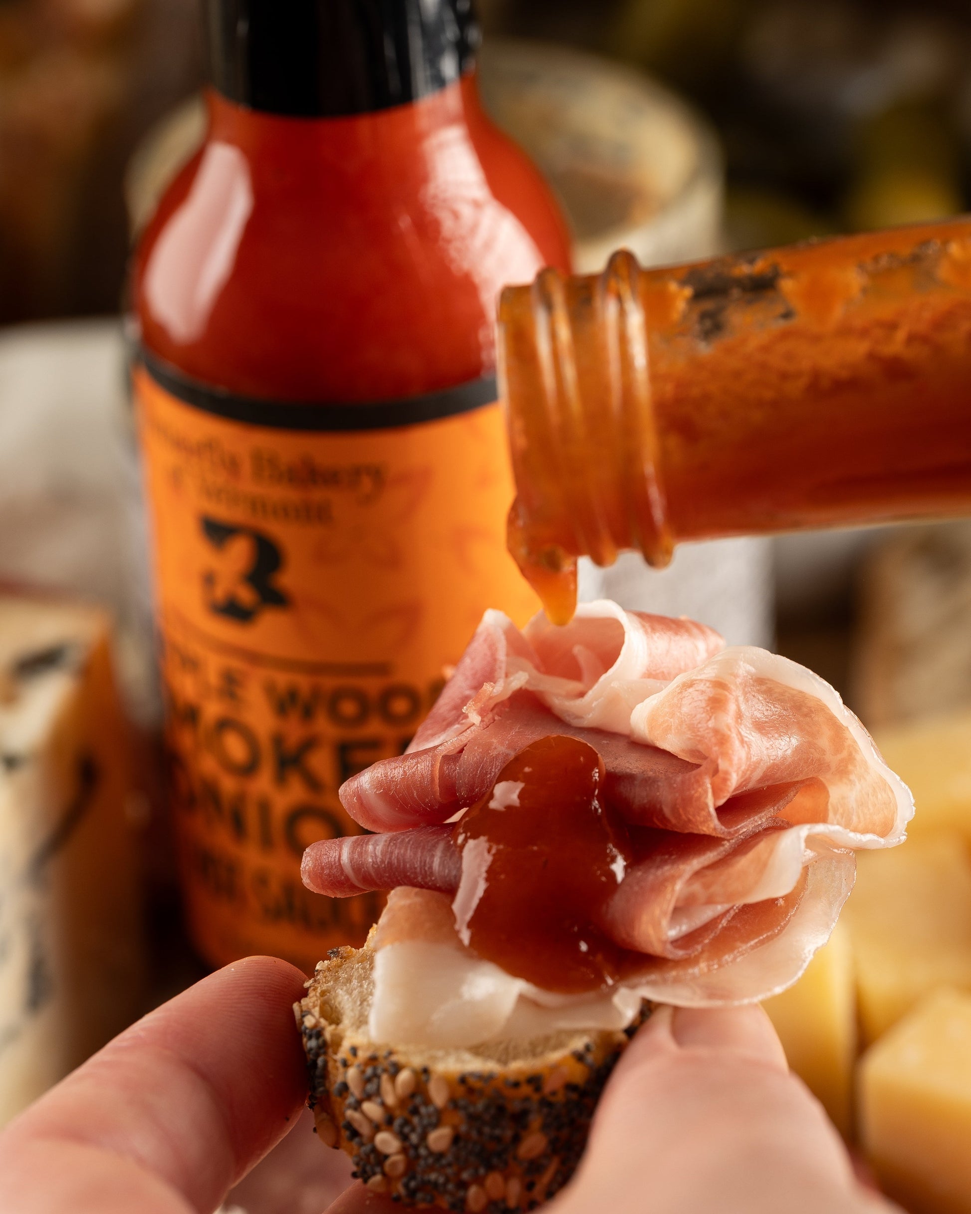 Maple Wood Smoked Onion Hot Sauce by Butterfly Bakery of Vermont