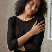 Lumusae Women's Cashmere Boatneck Top
