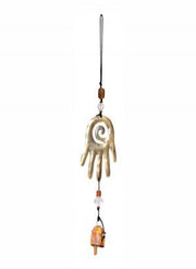 Hanging Decor - Beads & Bells Healing Hand by Homeportonline