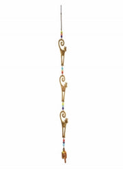 Three Happy Cats Beads & Bell by Homeportonline