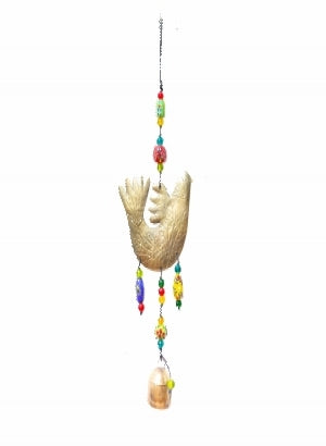 Hanging Decor - A FRIEND OF PEACE Beads & Bells Sun by Homeportonline