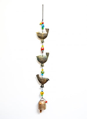 The Three Birdies Beads & Bell by Homeportonline