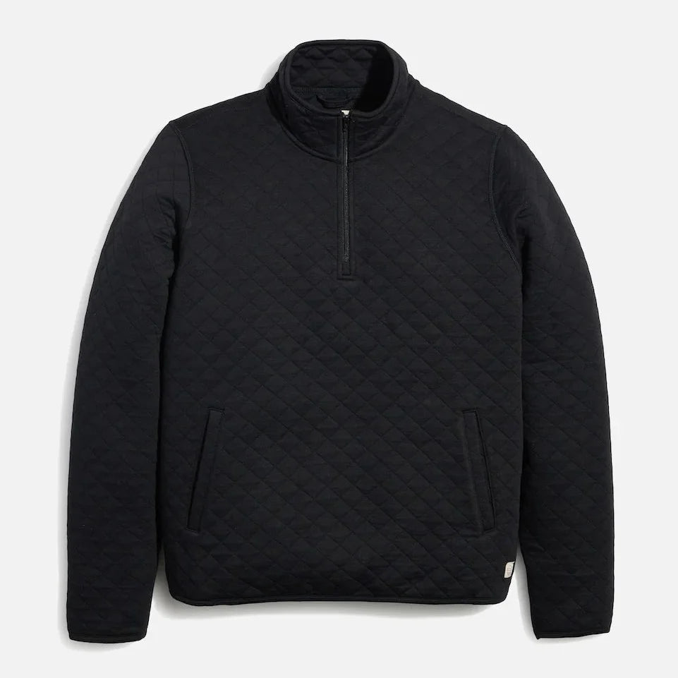 Marine Layer Men's Corbet Quilted Quarter Zip Pullover