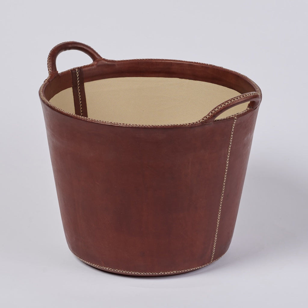 Small Leather Bin