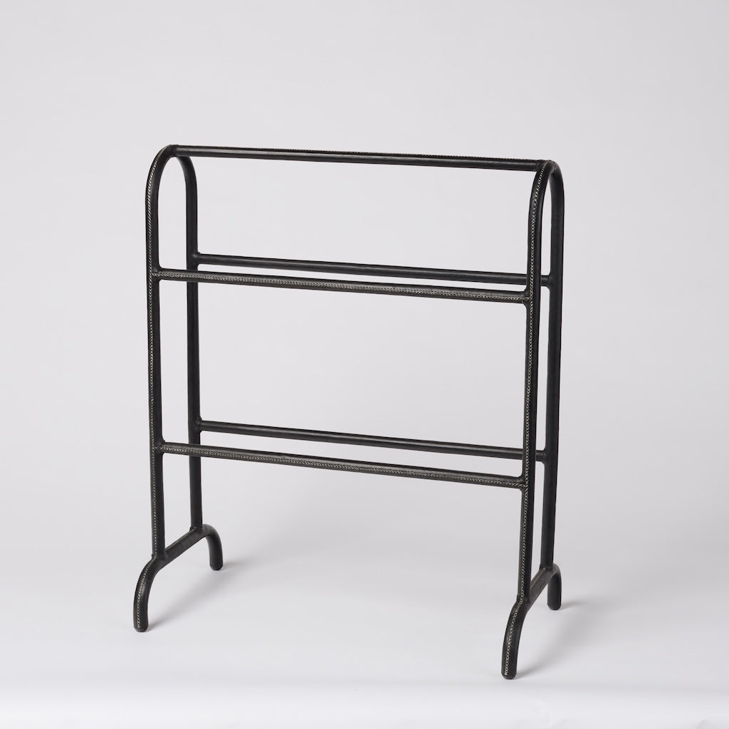 Leather Blanket Holder -- Small