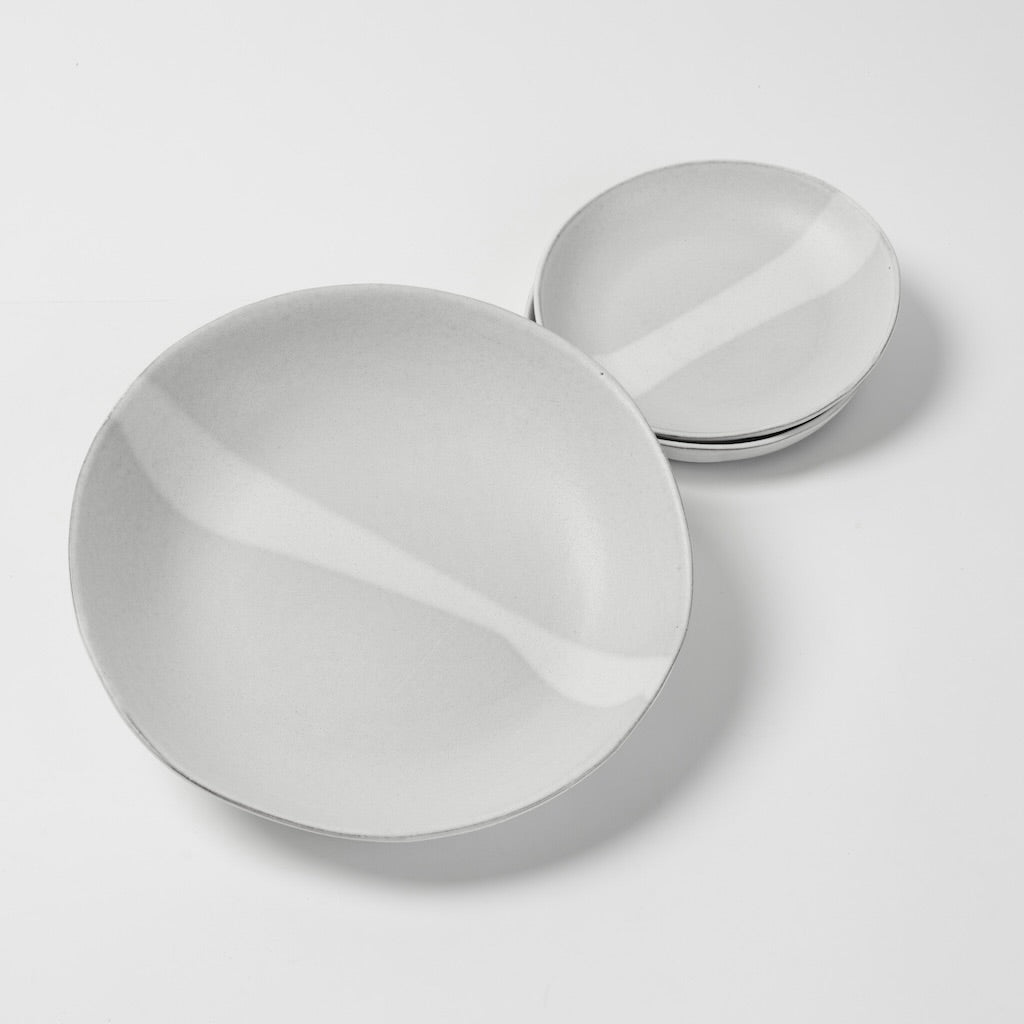 15" Serving Dish Grey