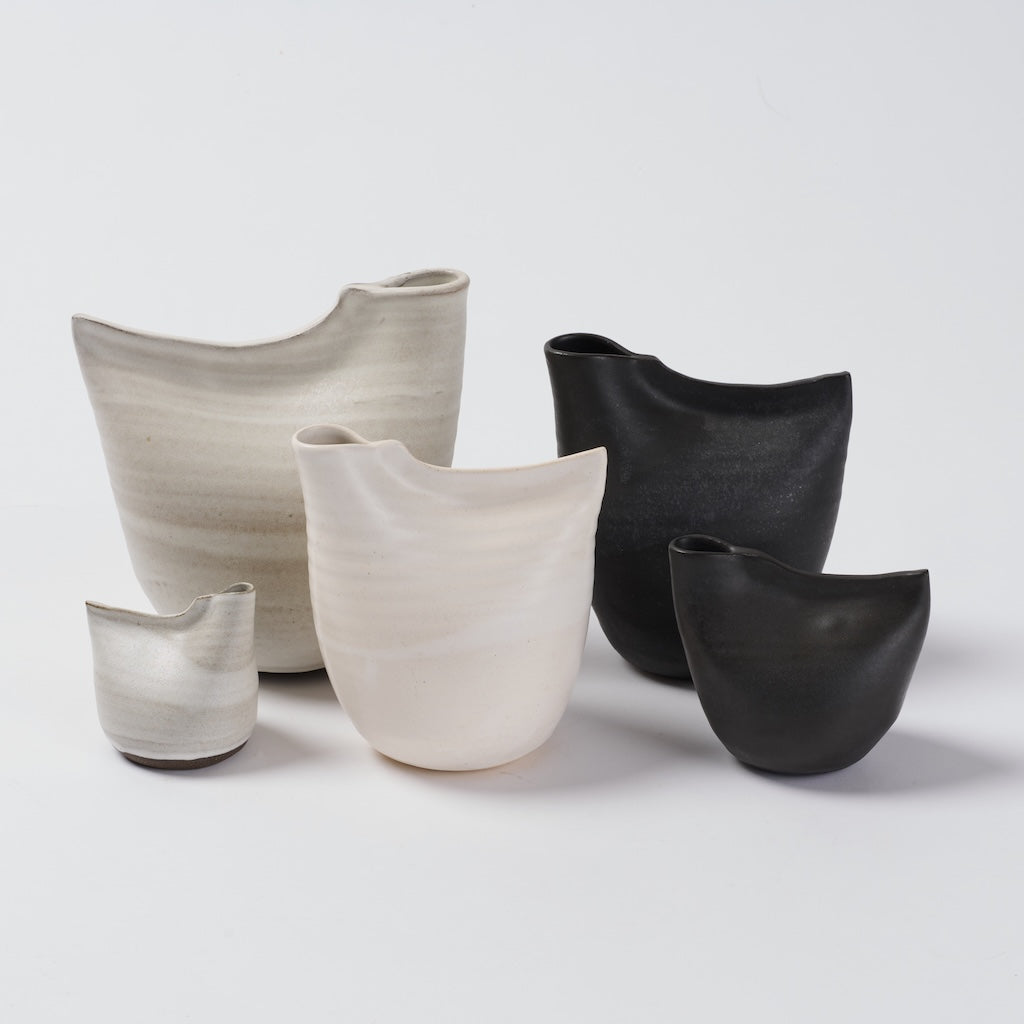 White Bird Vases